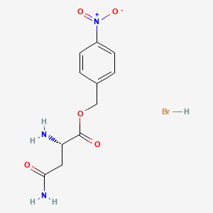 (S)-4-Nitrobenzyl 2,4-diamino-4-oxobutanoate hydrobromide