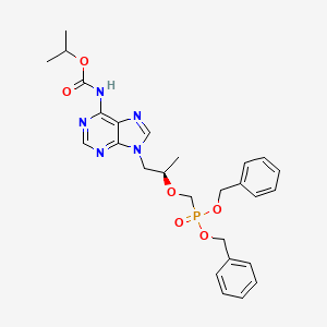 molecular formula C27H32N5O6P B13827431 Tenofovir Dibenzyloxy Isopropyl Carbamate 