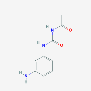 molecular formula C9H11N3O2 B1382746 3-乙酰基-1-(3-氨基苯基)脲 CAS No. 1173087-46-1