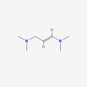 molecular formula C7H16N2 B13827524 N,N,N',N'-Tetramethyl propene-1,3-diamine CAS No. 17471-59-9