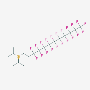 molecular formula C18H18F21Si B13827531 CID 87198188 