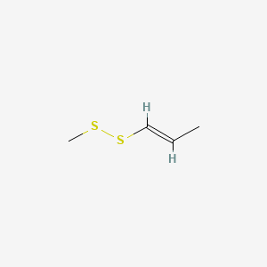 molecular formula C4H8S2 B13827581 Methyl propenyl disulfide CAS No. 23838-19-9