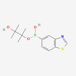 molecular formula C13H18BNO3S B13827594 5-Benzothiazole boronic acid pinacol ester[1073354-91-2] 