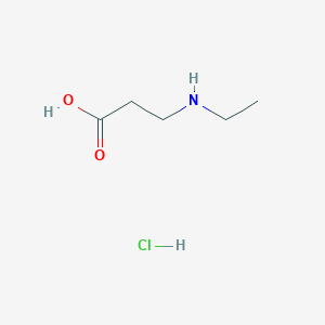 molecular formula C5H12ClNO2 B1382760 3-(乙基氨基)丙酸盐酸盐 CAS No. 1795275-62-5