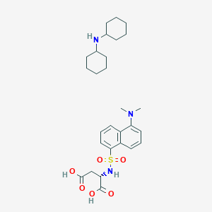 molecular formula C28H41N3O6S B13827662 Dansyl-L-Asp DCHA salt 