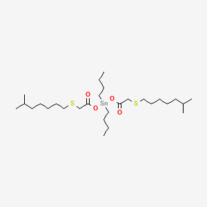 molecular formula C28H56O4S2Sn B13827700 Dibutylbis[(isooctylthio)acetoxy]stannane CAS No. 31045-95-1