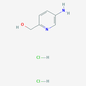 molecular formula C6H10Cl2N2O B1382776 (5-Amino-pyridin-2-yl)-methanol dihydrochloride CAS No. 873537-66-7