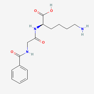 molecular formula C15H21N3O4 B13827788 Hippuryl-D-Lys 