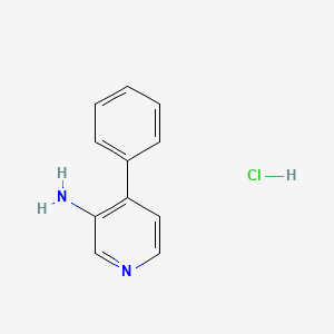 molecular formula C11H11ClN2 B1382779 4-苯基吡啶-3-胺盐酸盐 CAS No. 1798733-74-0