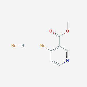 molecular formula C7H7Br2NO2 B1382784 4-Bromo-nicotinic acid methyl ester hydrobromide CAS No. 1263378-22-8