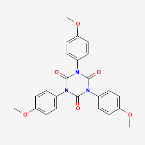 s-Triazine-2,4,6(1H,3H,5H)-trione, 1,3,5-tris(p-methoxyphenyl)-