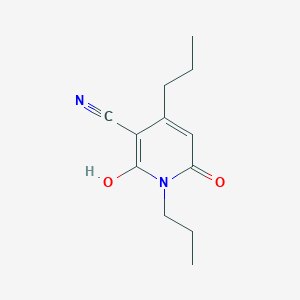 6-Hydroxy-2-oxo-1,4-dipropyl-1,2-dihydropyridine-3-carbonitrile