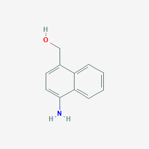molecular formula C11H11NO B1382794 (4-Aminonaphthalen-1-yl)methanol CAS No. 1261810-32-5