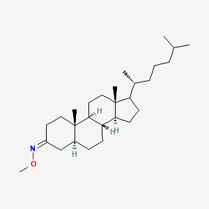 molecular formula C28H49NO B13827989 (Z,5S,8R,9S,10S,13R,14S)-N-methoxy-10,13-dimethyl-17-[(2R)-6-methylheptan-2-yl]-1,2,4,5,6,7,8,9,11,12,14,15,16,17-tetradecahydrocyclopenta[a]phenanthren-3-imine 