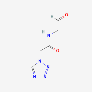 N-(2-oxoethyl)-2-(tetrazol-1-yl)acetamide