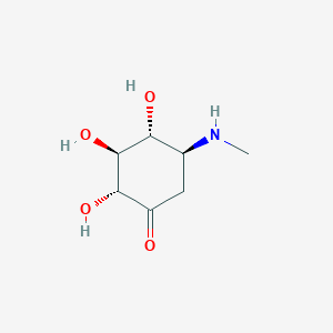 (2R,3S,4R,5S)-2,3,4-trihydroxy-5-(methylamino)cyclohexan-1-one