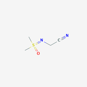 2-{[Dimethyl(oxo)-lambda6-sulfanylidene]amino}acetonitrile