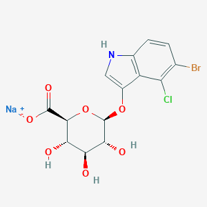 B138284 5-Bromo-4-chloro-3-indolyl-beta-D-glucuronide sodium salt CAS No. 129541-41-9