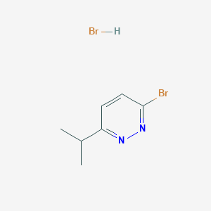 molecular formula C7H10Br2N2 B1382851 3-溴-6-异丙基吡ridazine 氢溴酸盐 CAS No. 1373223-56-3