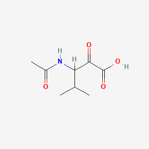 Pentanoic acid, 3-(acetylamino)-4-methyl-2-oxo-