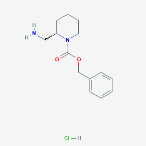 benzyl (2S)-2-(aminomethyl)piperidine-1-carboxylate;hydrochloride