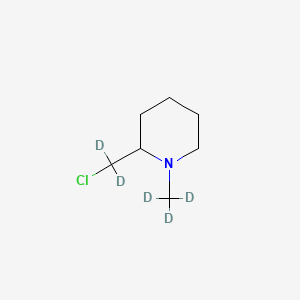 N-Methyl-2-piperidinemethyl-d5 Chloride