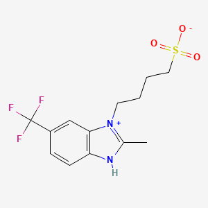 2-Methyl-3-sulfobutyl-5-trifluoromethyl-benzimidazolium inner salt