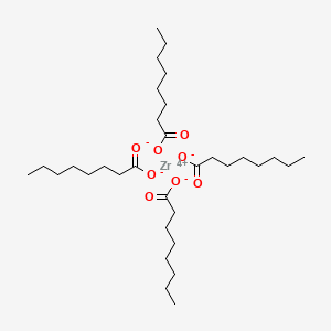 molecular formula C32H60O8Zr B13828609 Zirconium octanoate CAS No. 5206-47-3