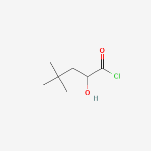 Pentanoyl chloride, 2-hydroxy-4,4-dimethyl-