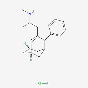 molecular formula C20H30ClN B13828642 N-Methyl-1-(2-phenyladamantan-1-yl)propan-2-amine HCl 