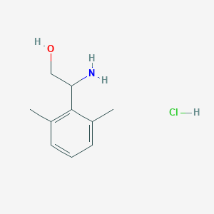 2-Amino-2-(2,6-dimethylphenyl)ethan-1-ol hydrochloride