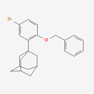 1-[2-(Benzyloxy)-5-bromophenyl]adamantane