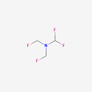 1,1-difluoro-N,N-bis(fluoromethyl)methanamine