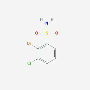 molecular formula C6H5BrClNO2S B1382892 2-溴-3-氯苯磺酰胺 CAS No. 1261499-12-0
