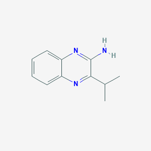 molecular formula C11H13N3 B13828957 3-(Propan-2-yl)quinoxalin-2-amine CAS No. 33870-76-7