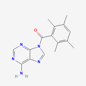 9H-Purin-6-amine, 9-(2,3,5,6-tetramethylbenzoyl)-