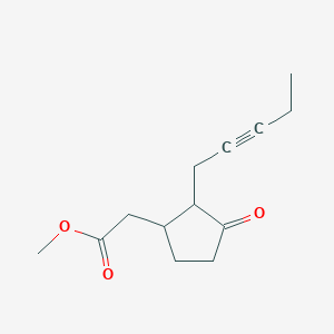 Methyl [3-oxo-2-(2-pentynyl)cyclopentyl]acetate