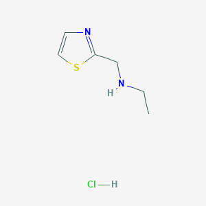B1382912 Ethyl(1,3-thiazol-2-ylmethyl)amine hydrochloride CAS No. 1803602-01-8
