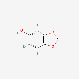 4,6,7-Trideuterio-1,3-benzodioxol-5-ol