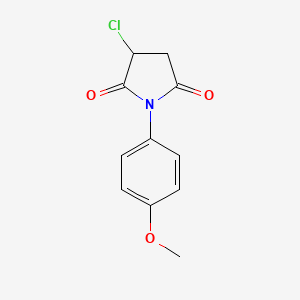 Succinimide, 3-chloro-N-(p-methoxyphenyl)-