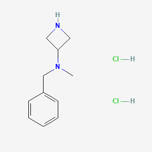 molecular formula C11H18Cl2N2 B1382916 N-苄基-N-甲基氮杂环丁烷-3-胺二盐酸盐 CAS No. 1803604-02-5