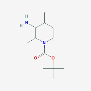 B1382924 Tert-butyl 3-amino-2,4-dimethylpiperidine-1-carboxylate CAS No. 1803606-40-7