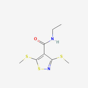 4-Isothiazolecarboxamide, N-ethyl-3,5-bis(methylthio)-