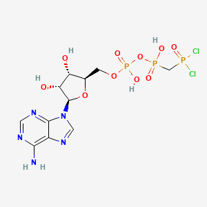 5'-Adenylic acid monoanhydride with (dichlorophosphonomethyl)phosphonic acid