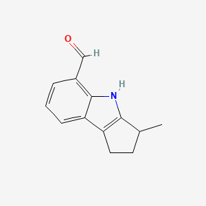 3-methyl-1,2,3,4-tetrahydrocyclopenta[b]indole-5-carbaldehyde