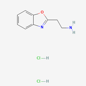 molecular formula C9H12Cl2N2O B1382937 2-(1,3-苯并恶唑-2-基)乙胺二盐酸盐 CAS No. 1803606-67-8