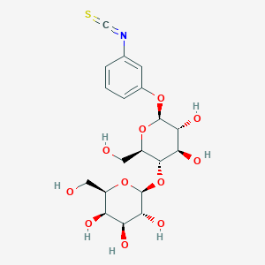 molecular formula C19H25NO11S B13829383 Beta-lactopyranosyl phenylisothiocyanate 