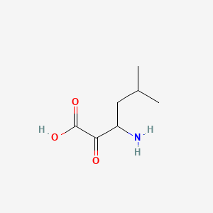 Hexanoic acid, 3-amino-5-methyl-2-oxo-