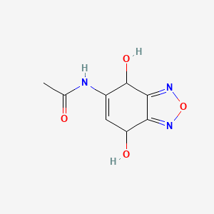 n-(4,7-Dihydro-4,7-dihydroxy-2,1,3-benzoxadiazol-5-yl)-acetamide