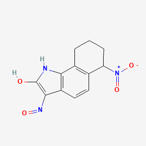 6-nitro-3-nitroso-6,7,8,9-tetrahydro-1H-benzo[g]indol-2-ol